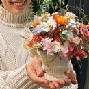 優しく心を癒してくれるの花雑貨を作りましょう♪の講座の風景