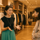 服選びの不安を、自信に変えるサポートをしますの講座の風景