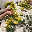 優しく心を癒してくれるの花雑貨を作りましょう♪の講座の風景