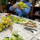 優しく心を癒してくれるの花雑貨を作りましょう♪の講座の風景