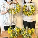 優しく心を癒してくれるの花雑貨を作りましょう♪の講座の風景