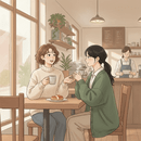 気軽に楽しく！韓国語フリートークの講座の風景