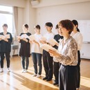 声と表現で人生をもっと楽しくの講座の風景