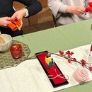 『こころを癒す和の時間』佳蓮テーブル茶道教室の講座の風景