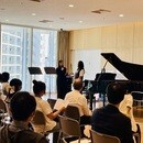 ドイツ語＆ピアノレッスン「笑顔で音楽を！」の講座の風景