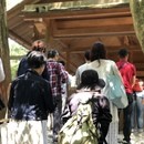 実際の神社をお参りして日本神話を学ぼう！の講座の風景