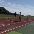 かけっこから陸上の専門技術まで教える現役選手の講座の風景