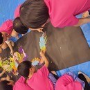 お手本前に知りたい｜水墨画の"線”だけ練習会の講座の風景