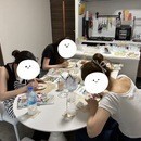 素敵なお花のスイーツをいっしょに作りましょう！の講座の風景