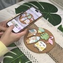 素敵なお花のスイーツをいっしょに作りましょう！の講座の風景