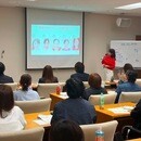 顔が変われば心が変わる✨たるみ改善・笑顔表情専門家の講座の風景