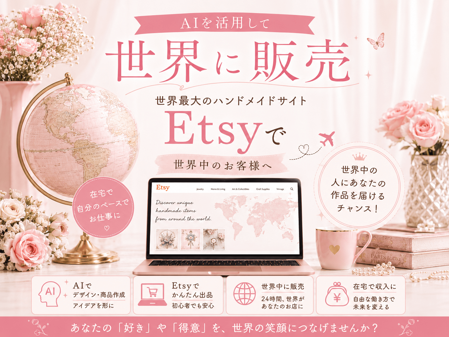井畑やよいのAI講師・Etsyセラー | ストアカ