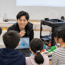 3Dプリンターでモノづくりの楽しさに触れるの講座の風景