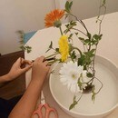 お子様にも伝わりやすく誰でも楽しめるいけばな！の講座の風景