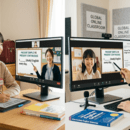 学校に行きにくい生徒さんを現役教員が教えます。の講座の風景