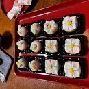 自分で作った和菓子が褒められる喜びの講座の風景