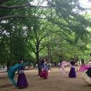 ベリーダンスで踊る瞑想・心を描くアートセラピーの講座の風景