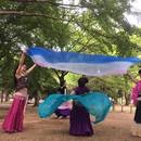 ベリーダンスで踊る瞑想・心を描くアートセラピーの講座の風景
