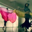 ベリーダンスで踊る瞑想・心を描くアートセラピーの講座の風景