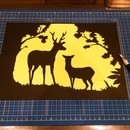 切り絵ワークショップ　初心者でも安心の講座の風景