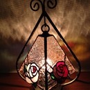 想いを形に！　ステンドグラス　アミ工房の講座の風景