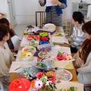 にほんギフトアレンジメントアカデミーの開催する講座の風景