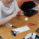 気軽に作れるアクセサリー　ハンドメイド教室の講座の風景