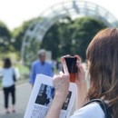 スマホカメラとインスタ、実践心理学の使い方のお伝えの講座の風景