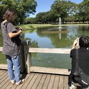 スマホカメラとインスタ、実践心理学の使い方のお伝えの講座の風景