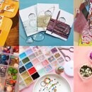 ガラスカボションアクセサリー・雑貨の講座の風景