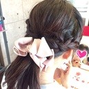 アトリエミカ【ぶきっちょさんのヘアアレンジ講座】の講座の風景