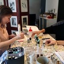 アロマ＆ハーブレッスンRoom.11201の講座の風景