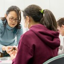 簡単！アート体験教室の講座の風景