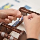 n's ビーズ織りアクセサリーの講座の風景