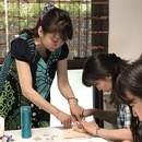 『つくる』楽しみ『身に付ける」喜びをお伝えしたい♡の講座の風景