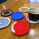 初心者向け編み物ワークショップの講座の風景