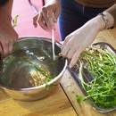 日本酒×発酵食料理教室の講座の風景