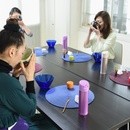 茶道って愉しい！有結流テーブル茶道教室の講座の風景