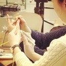  AMU knitting Laboの講座の風景