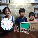 DIYアドバイザーが教える　DIY木工教室の講座の風景