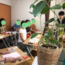 宇佐應凜の吉方位・手相ワークショップの講座の風景