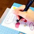 夢中時間へご案内！消しゴムはんこ作りワクワク体験の講座の風景