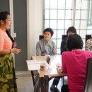 遠藤ともえ | ハワイ式 マインドフルネス瞑想の講座の風景