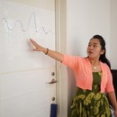 遠藤ともえ | ハワイ式 マインドフルネス瞑想の講座の風景