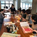 Kids☆craftアルバム作りワークショップの講座の風景
