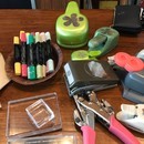 Kids☆craftアルバム作りワークショップの講座の風景