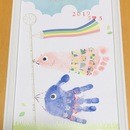 手形・足形アート教室みなとの講座の風景