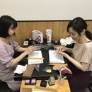 新宿栄光堂の和菓子教室の講座の風景