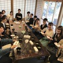 新宿栄光堂の和菓子教室の講座の風景