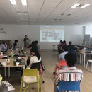 365日夏休みLIFE WORKデザイナーの講座の風景